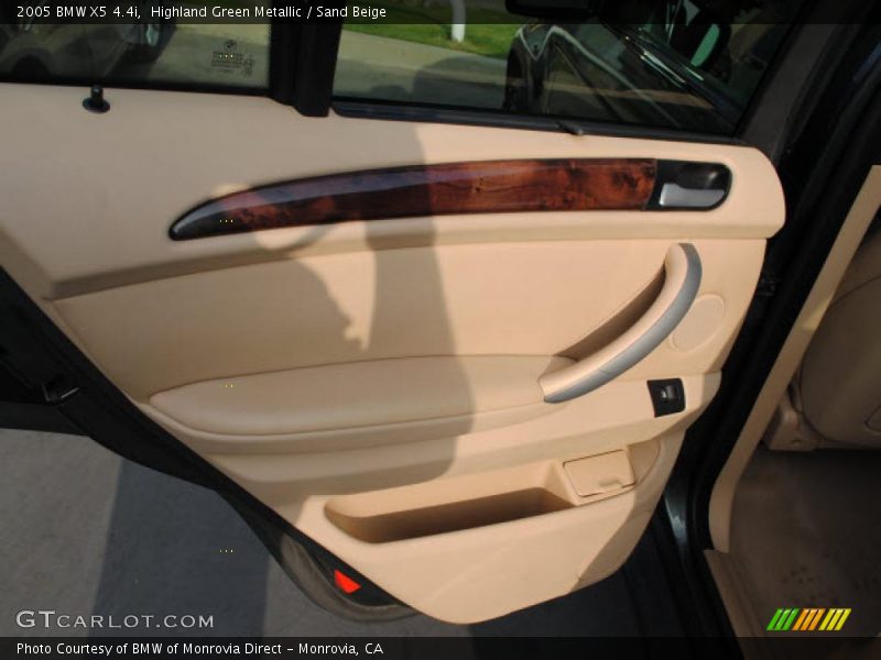 Highland Green Metallic / Sand Beige 2005 BMW X5 4.4i