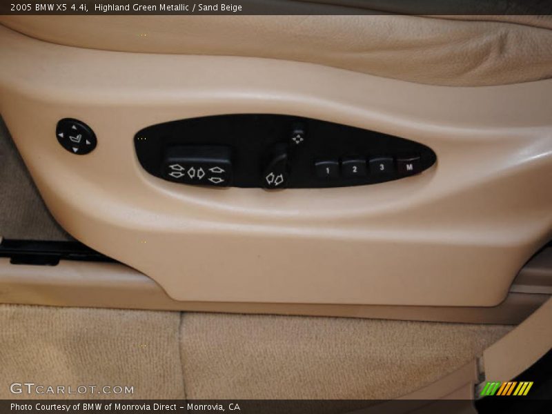 Highland Green Metallic / Sand Beige 2005 BMW X5 4.4i