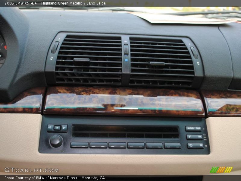 Highland Green Metallic / Sand Beige 2005 BMW X5 4.4i