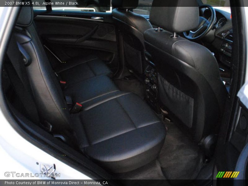 Alpine White / Black 2007 BMW X5 4.8i