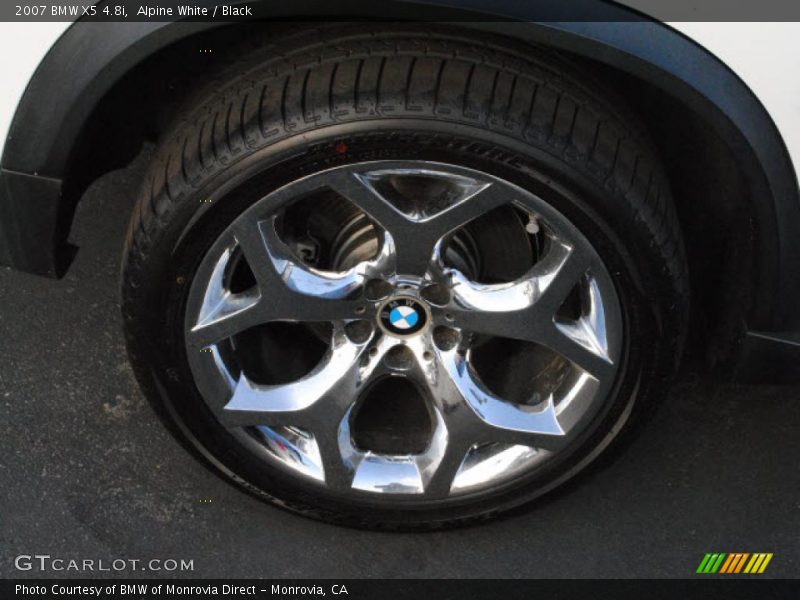 Alpine White / Black 2007 BMW X5 4.8i