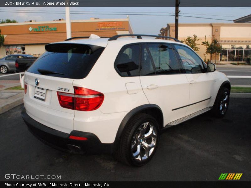 Alpine White / Black 2007 BMW X5 4.8i