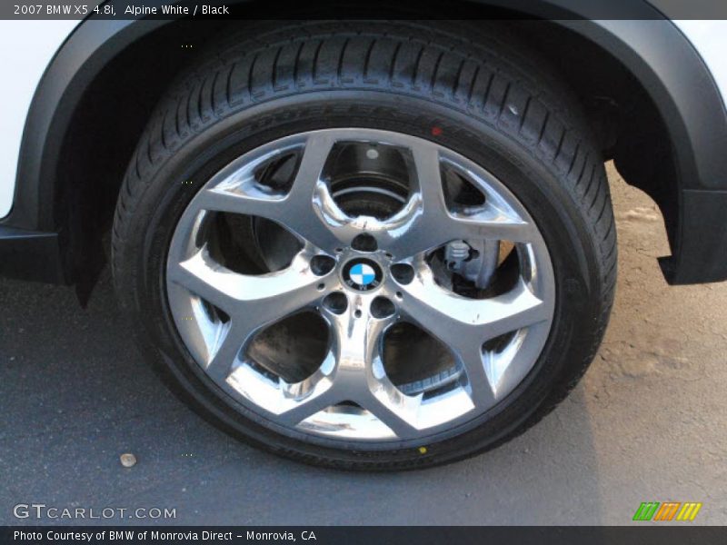 Alpine White / Black 2007 BMW X5 4.8i
