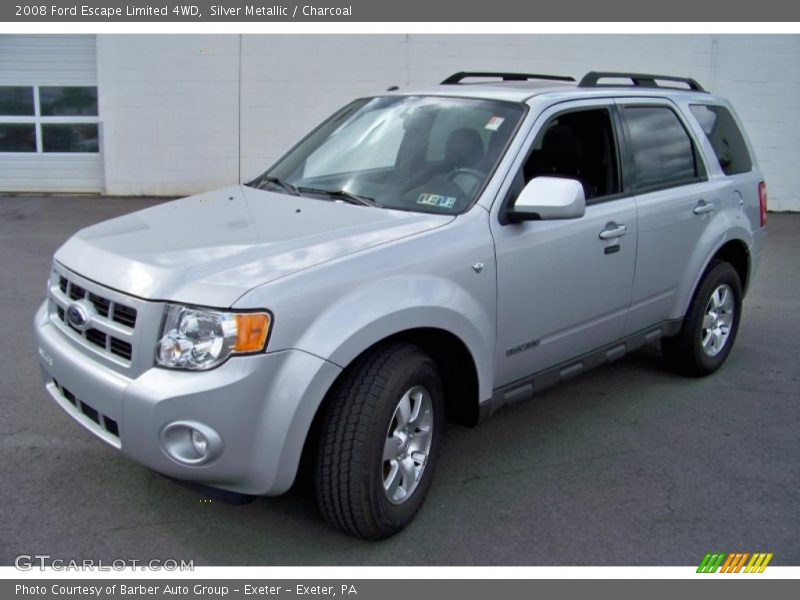 Silver Metallic / Charcoal 2008 Ford Escape Limited 4WD