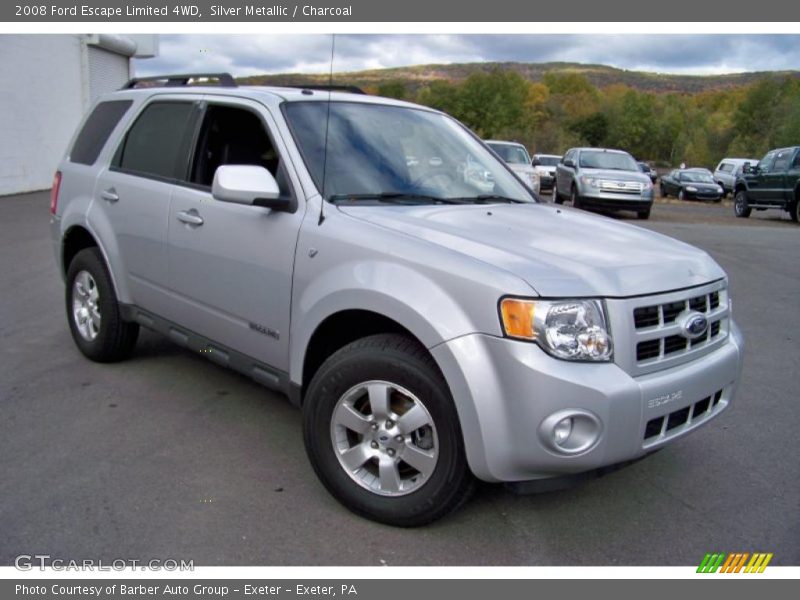Silver Metallic / Charcoal 2008 Ford Escape Limited 4WD