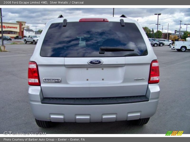 Silver Metallic / Charcoal 2008 Ford Escape Limited 4WD