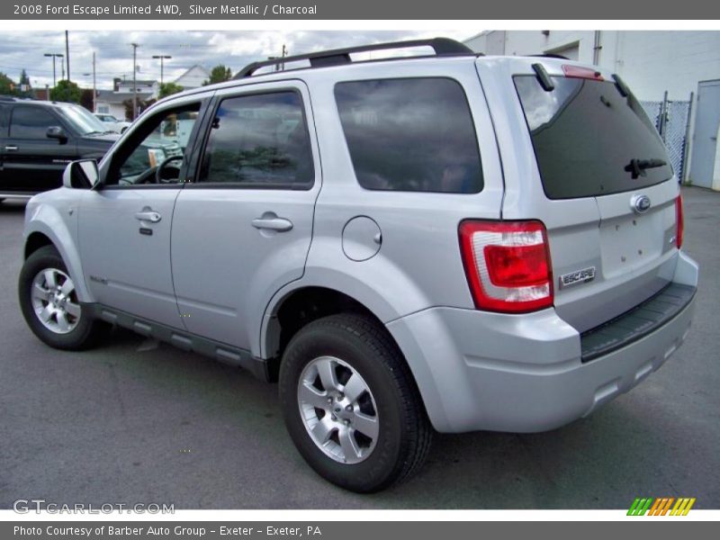 Silver Metallic / Charcoal 2008 Ford Escape Limited 4WD