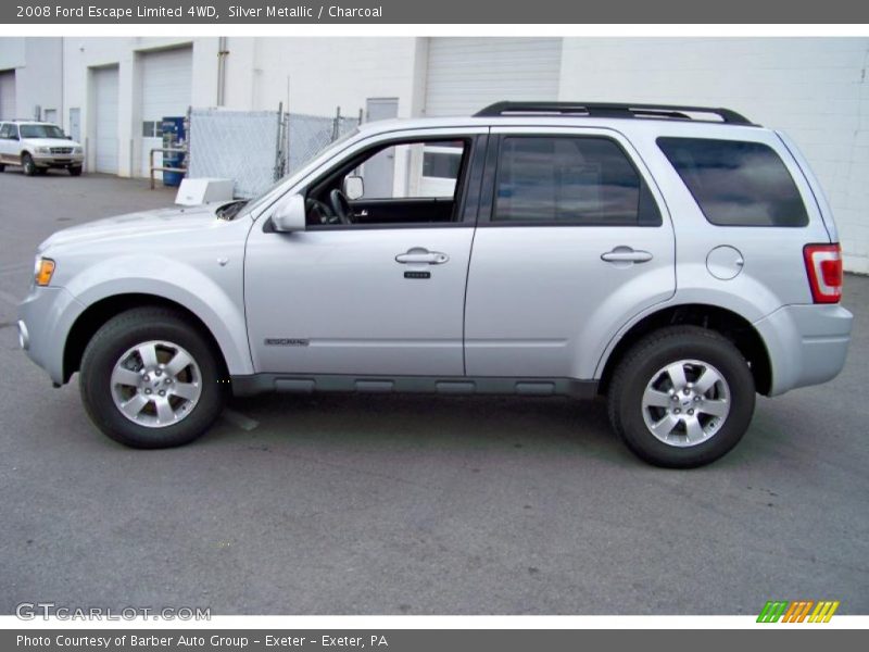 Silver Metallic / Charcoal 2008 Ford Escape Limited 4WD