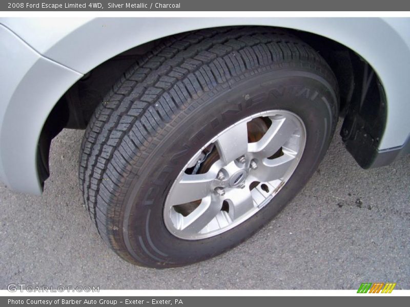 Silver Metallic / Charcoal 2008 Ford Escape Limited 4WD