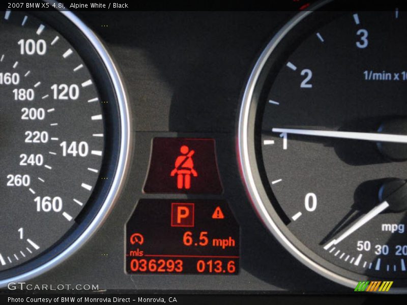 Alpine White / Black 2007 BMW X5 4.8i