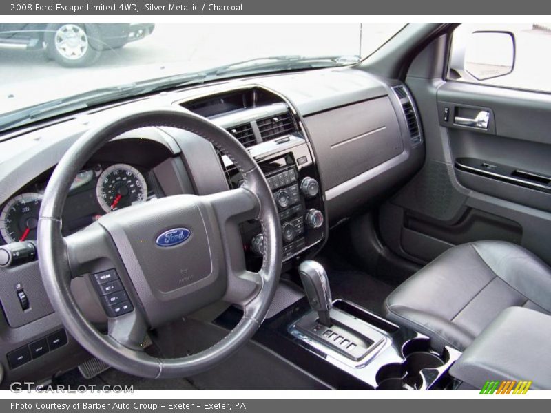 Silver Metallic / Charcoal 2008 Ford Escape Limited 4WD