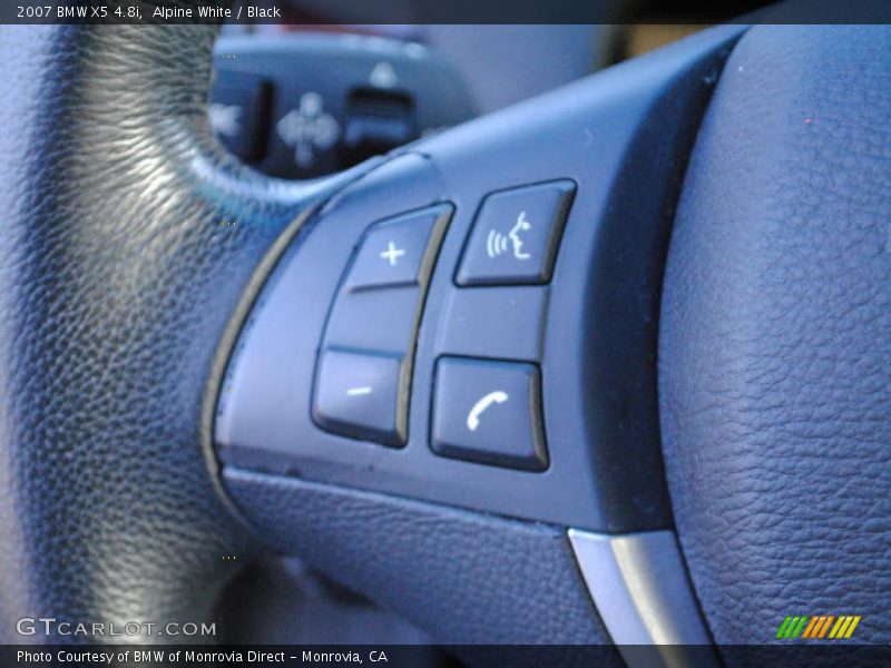 Alpine White / Black 2007 BMW X5 4.8i
