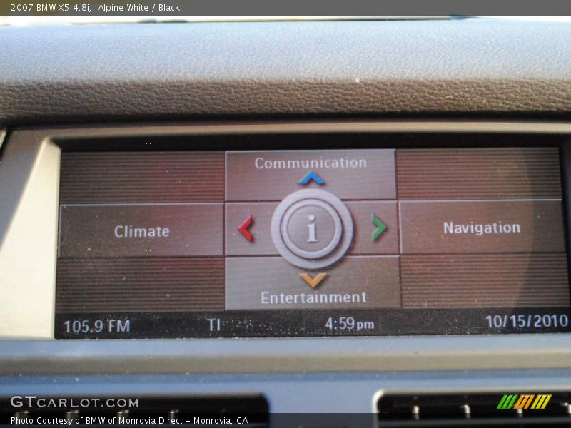 Alpine White / Black 2007 BMW X5 4.8i