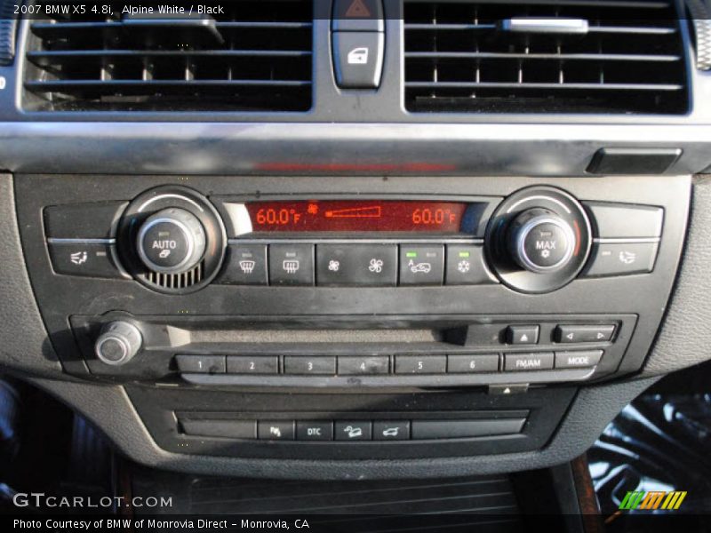 Alpine White / Black 2007 BMW X5 4.8i