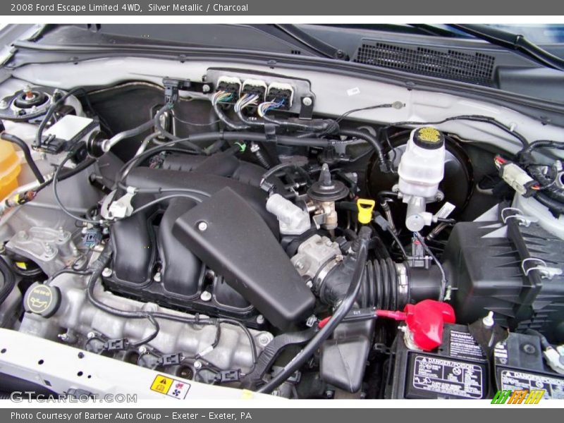 Silver Metallic / Charcoal 2008 Ford Escape Limited 4WD