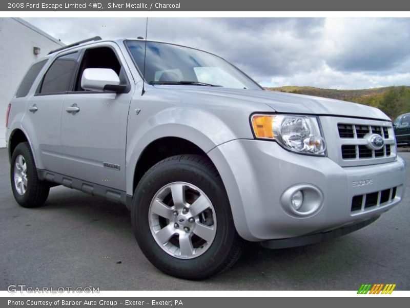 Silver Metallic / Charcoal 2008 Ford Escape Limited 4WD