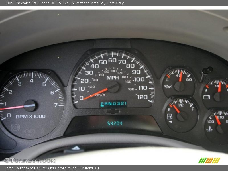 Silverstone Metallic / Light Gray 2005 Chevrolet TrailBlazer EXT LS 4x4