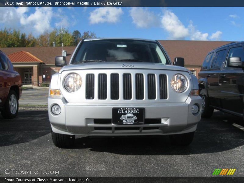 Bright Silver Metallic / Dark Slate Gray 2010 Jeep Patriot Latitude