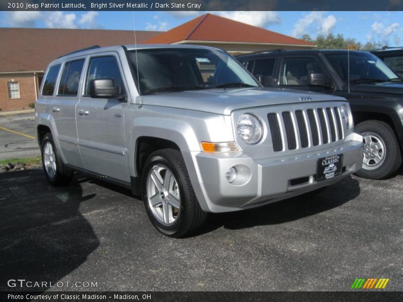 Bright Silver Metallic / Dark Slate Gray 2010 Jeep Patriot Latitude