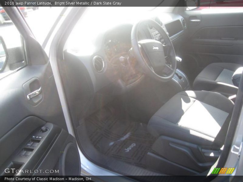 Bright Silver Metallic / Dark Slate Gray 2010 Jeep Patriot Latitude