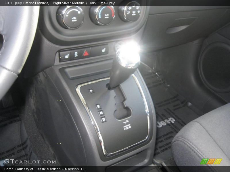 Bright Silver Metallic / Dark Slate Gray 2010 Jeep Patriot Latitude