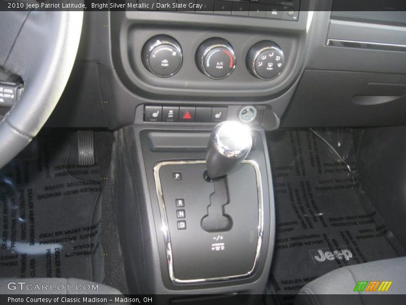 Bright Silver Metallic / Dark Slate Gray 2010 Jeep Patriot Latitude