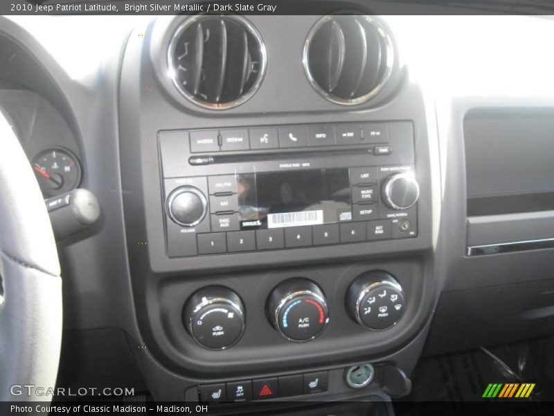 Bright Silver Metallic / Dark Slate Gray 2010 Jeep Patriot Latitude
