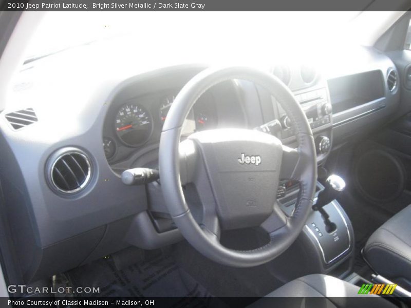 Bright Silver Metallic / Dark Slate Gray 2010 Jeep Patriot Latitude