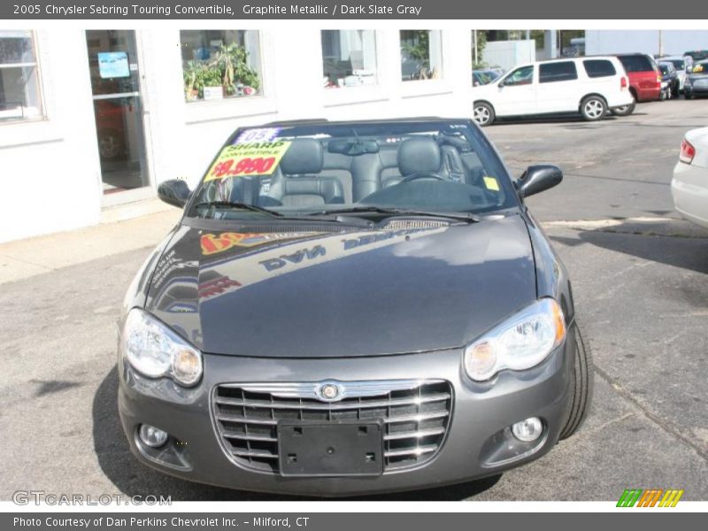 Graphite Metallic / Dark Slate Gray 2005 Chrysler Sebring Touring Convertible