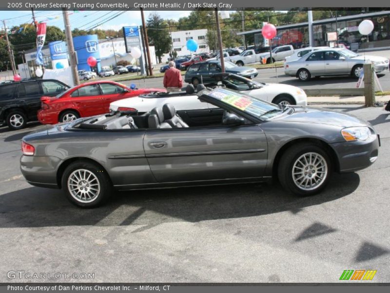 Graphite Metallic / Dark Slate Gray 2005 Chrysler Sebring Touring Convertible