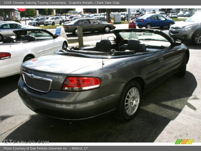 Graphite Metallic / Dark Slate Gray 2005 Chrysler Sebring Touring Convertible