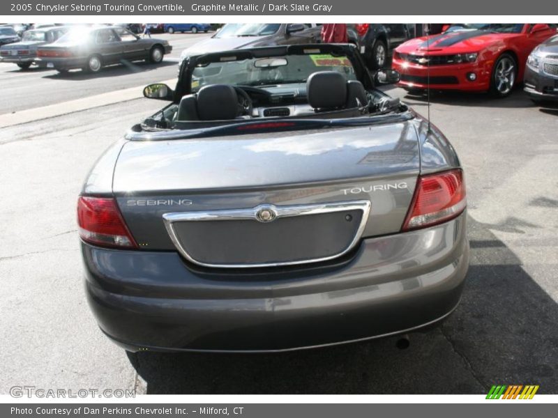 Graphite Metallic / Dark Slate Gray 2005 Chrysler Sebring Touring Convertible