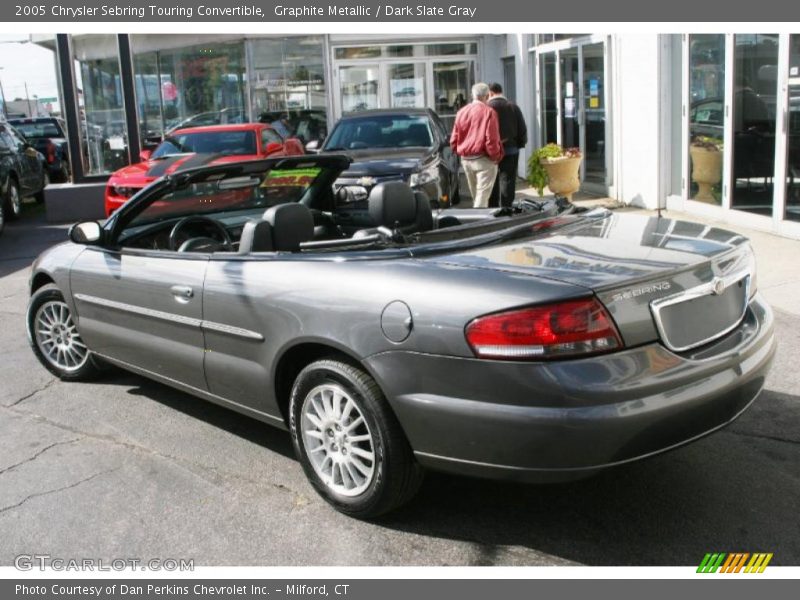 Graphite Metallic / Dark Slate Gray 2005 Chrysler Sebring Touring Convertible
