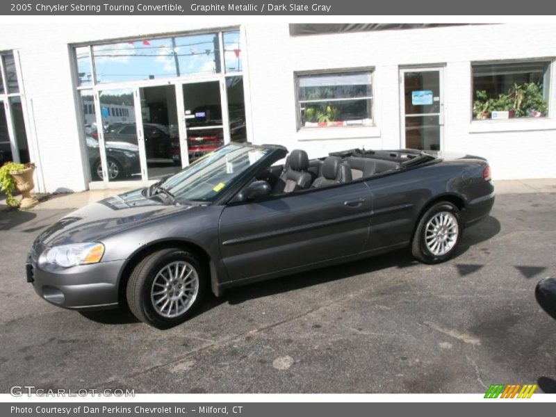 Graphite Metallic / Dark Slate Gray 2005 Chrysler Sebring Touring Convertible