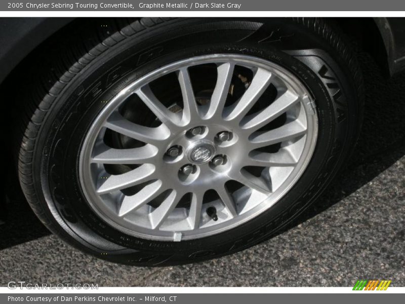 Graphite Metallic / Dark Slate Gray 2005 Chrysler Sebring Touring Convertible