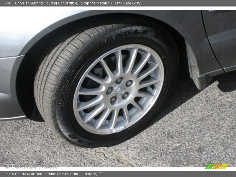 Graphite Metallic / Dark Slate Gray 2005 Chrysler Sebring Touring Convertible