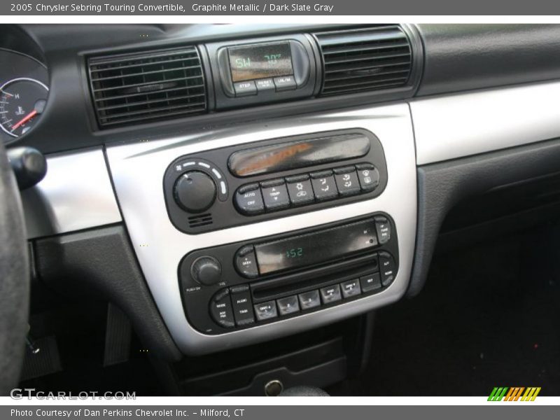 Graphite Metallic / Dark Slate Gray 2005 Chrysler Sebring Touring Convertible