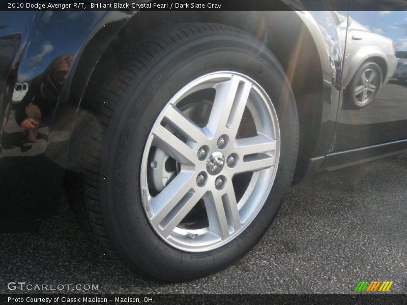 Brilliant Black Crystal Pearl / Dark Slate Gray 2010 Dodge Avenger R/T