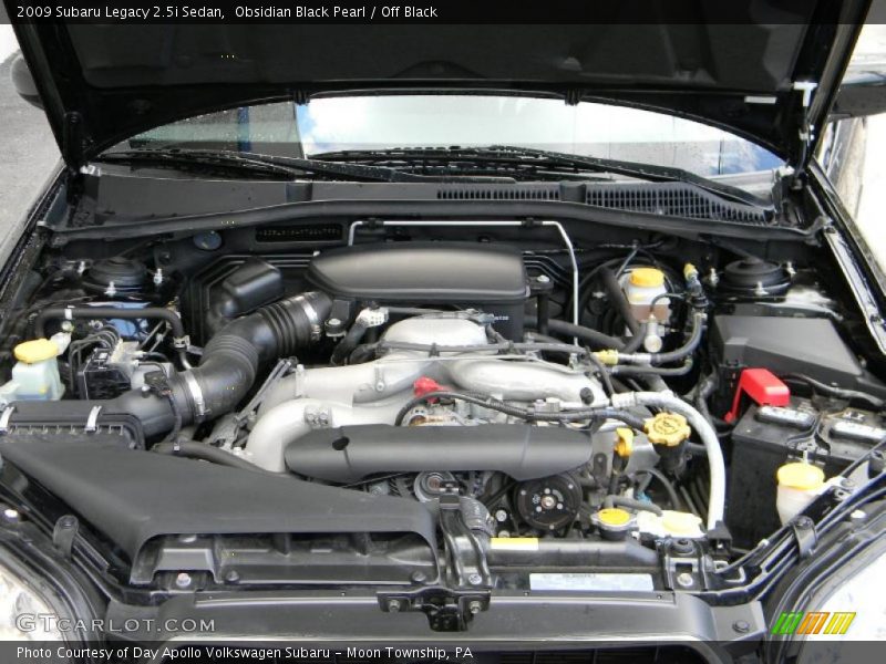 Obsidian Black Pearl / Off Black 2009 Subaru Legacy 2.5i Sedan