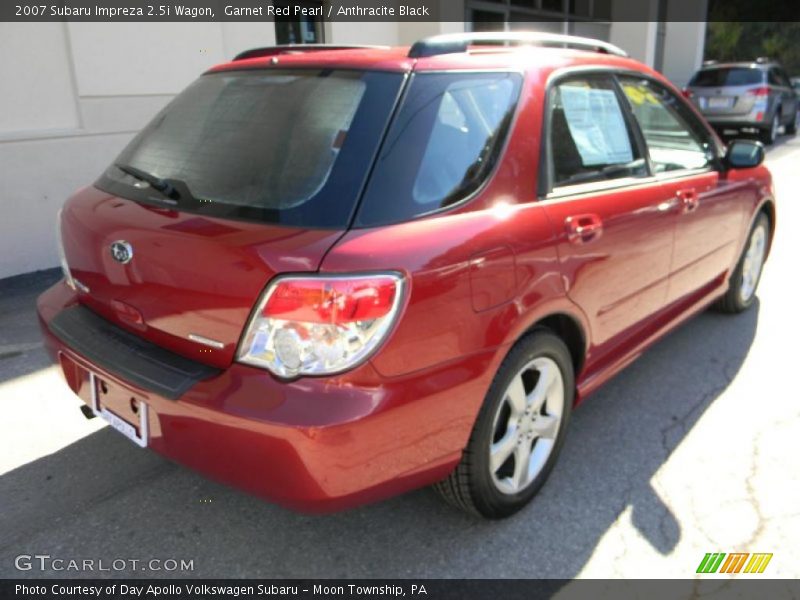 Garnet Red Pearl / Anthracite Black 2007 Subaru Impreza 2.5i Wagon