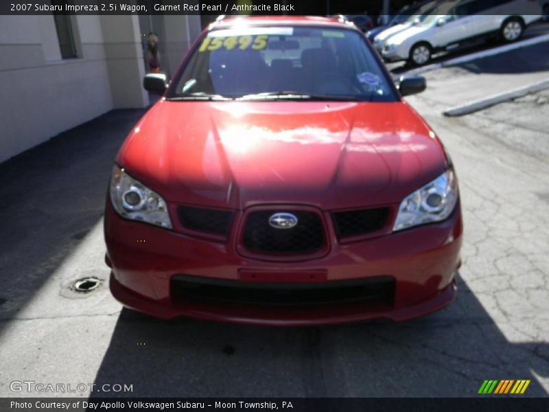 Garnet Red Pearl / Anthracite Black 2007 Subaru Impreza 2.5i Wagon