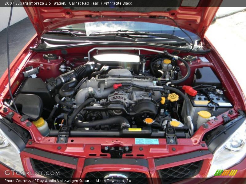Garnet Red Pearl / Anthracite Black 2007 Subaru Impreza 2.5i Wagon