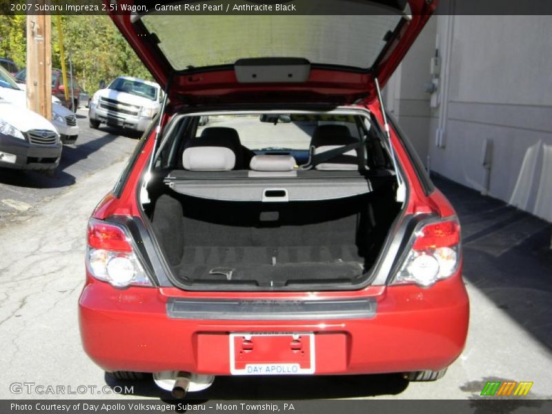 Garnet Red Pearl / Anthracite Black 2007 Subaru Impreza 2.5i Wagon