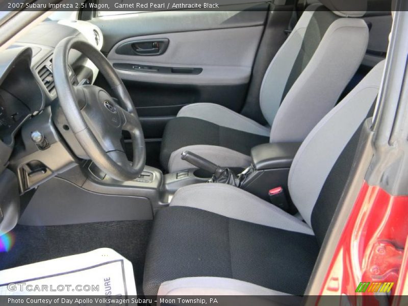 Garnet Red Pearl / Anthracite Black 2007 Subaru Impreza 2.5i Wagon