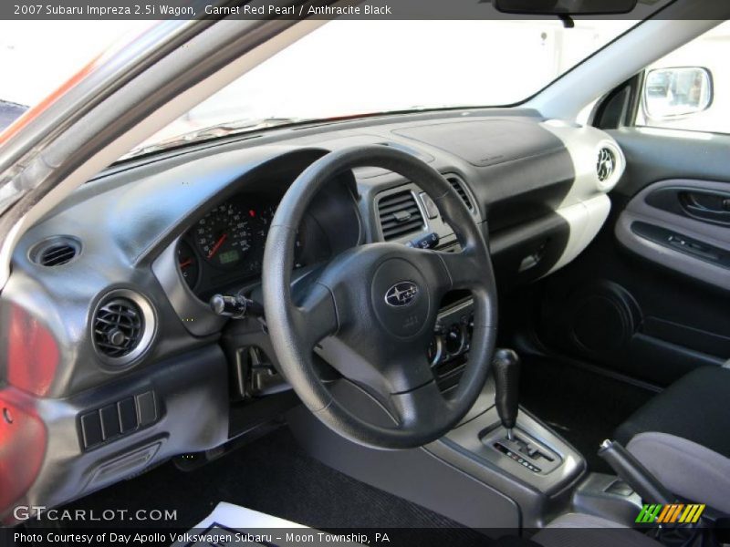 Garnet Red Pearl / Anthracite Black 2007 Subaru Impreza 2.5i Wagon