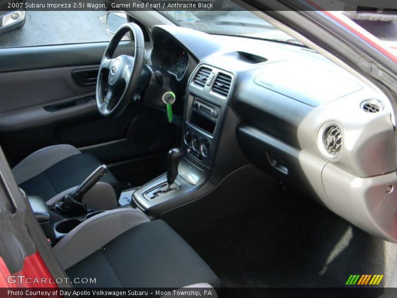 Garnet Red Pearl / Anthracite Black 2007 Subaru Impreza 2.5i Wagon