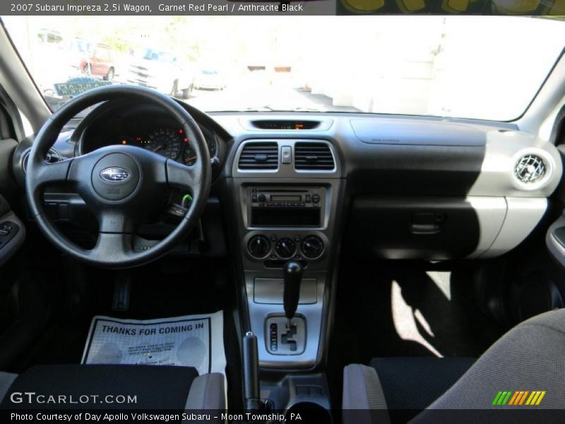 Garnet Red Pearl / Anthracite Black 2007 Subaru Impreza 2.5i Wagon