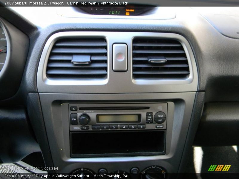 Garnet Red Pearl / Anthracite Black 2007 Subaru Impreza 2.5i Wagon