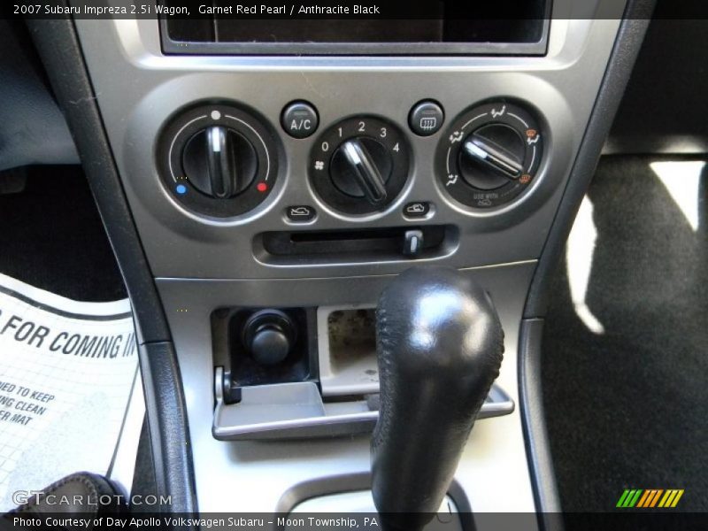 Garnet Red Pearl / Anthracite Black 2007 Subaru Impreza 2.5i Wagon