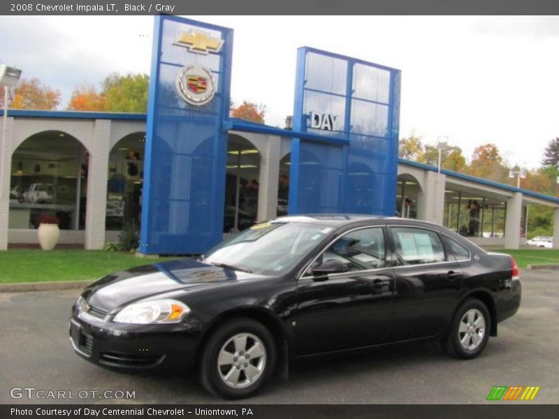 Black / Gray 2008 Chevrolet Impala LT